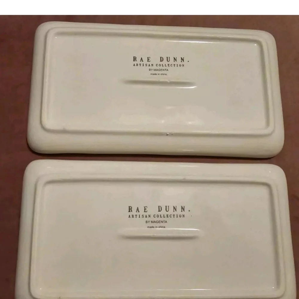Rae Dunn Artisan Collection by Magenta Glamour Dish Tray 9
